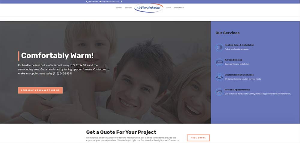 ham lake web design